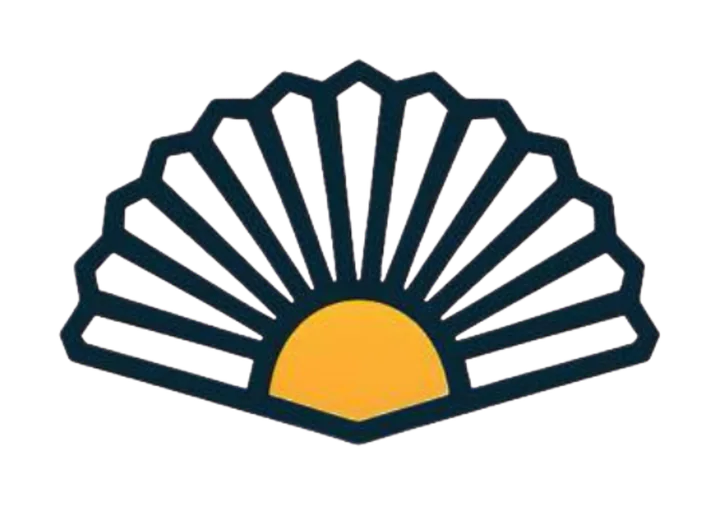 Donosti symbol in petrol and sun, its main version
